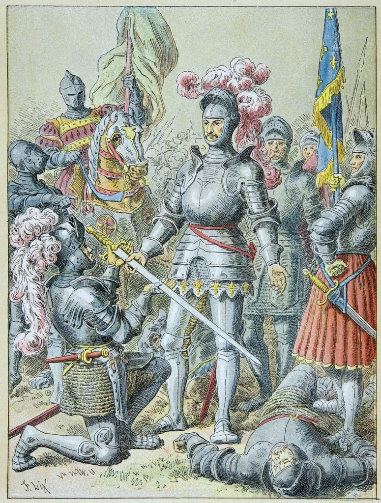 Frederic Theodore Lix - François I, sconfitto, consegnò il suo regno al cavaliere Charles de Lannoy nel 1525